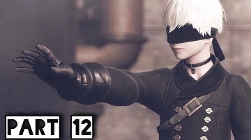 Nier Automata Gameplay Walkthrough Part 12 - HACKING SPACE (4K) (FULL GAME)