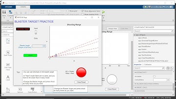 My MatLab GUI App - Blaster Target Practice