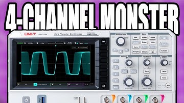 A Modern Scope At A Reasonable Price || Uni-T UPO1204 4-Channel Oscilloscope First Look!