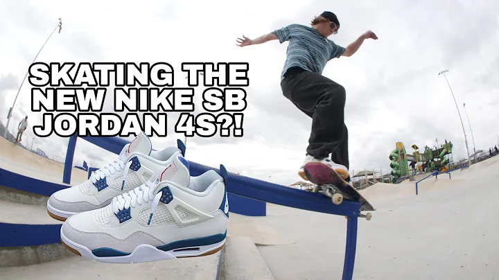 SKATING THE NEW NIKE SB JORDAN 4S?!