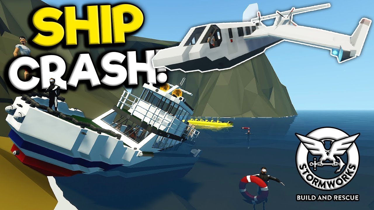 We Rescued Divers After Their Ship Crashed! - Stormworks Multiplayer ...