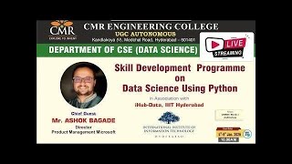 SKILL DEVELOPMENT PROGRAM ON DATA SCIENCE [08-01-2026] | DAY - 4 | SESSION - 3 | CMREC
