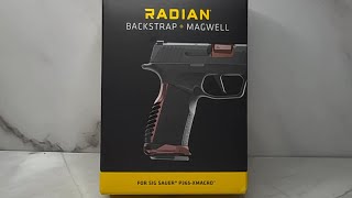 Radian Backstrap + Magwell | P365 Xmacro Upgrades