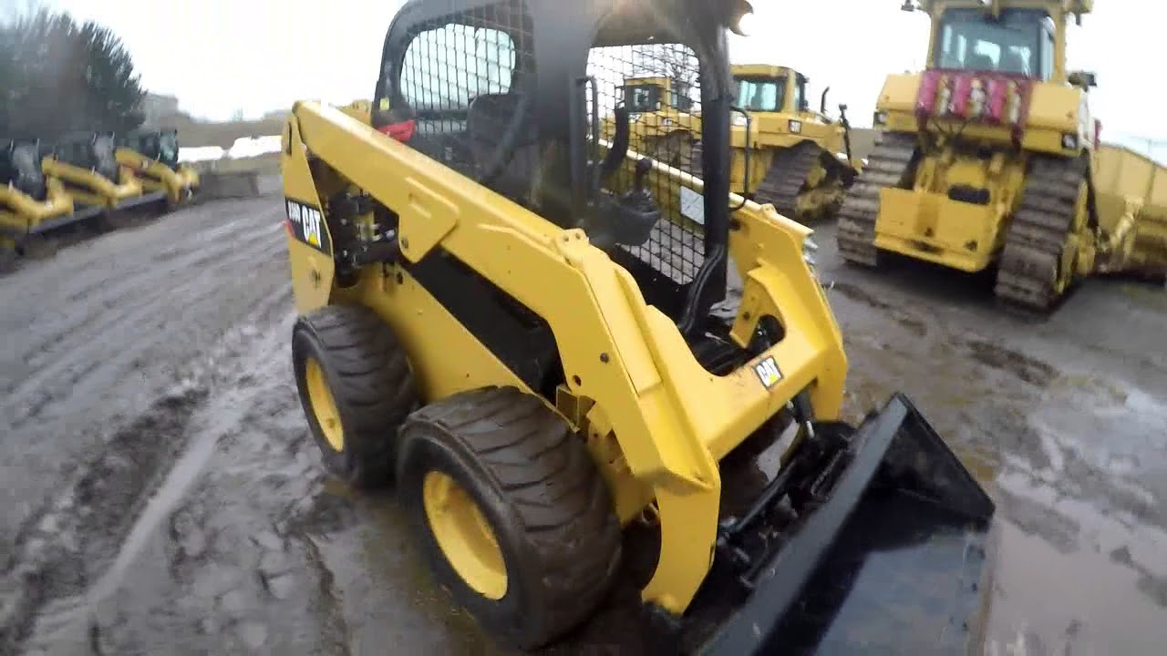 2017 CAT 236D SKID STEER LOADER - YouTube