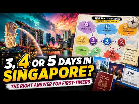 Singapore Itinerary: 3 Days, 4 or 5? What Each Extra Day Buys