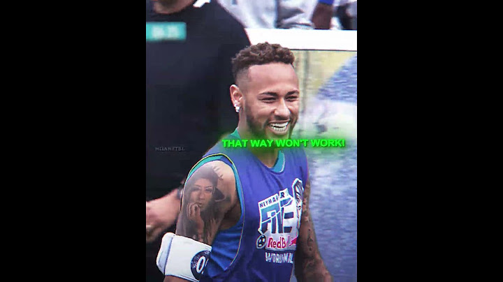 She Knows It's Neymar 😌😎