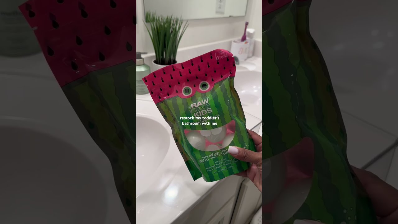 Toddler Bathroom Restock