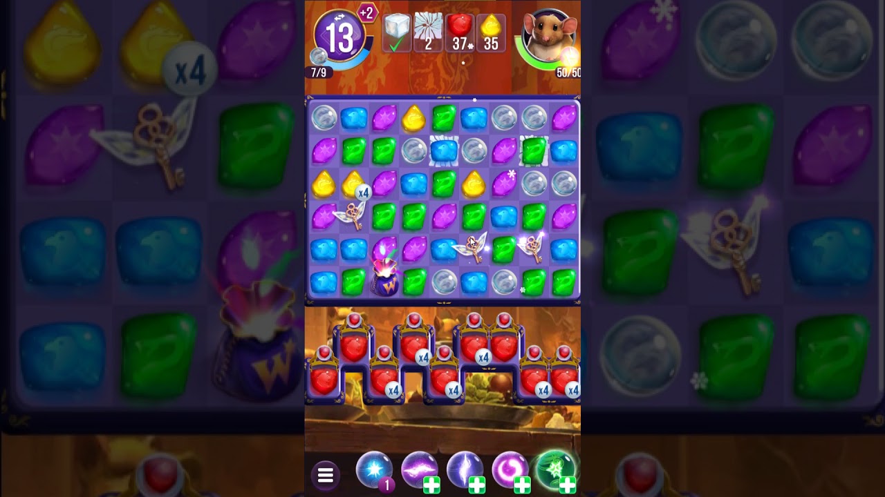 Harry Potter: Puzzles & Spells level 644 no boosters