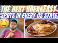 🇬🇧BRIT Reacts To THE BEST BREAKFAST SPOTS IN EVERY US STATE!