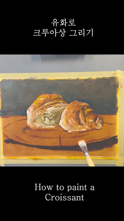how-to-paint-bread-croissant-still-life-relaxing-idea