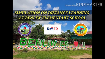 BENLIW ELEMENTARY SCHOOL | Simulation on Distance Learning | #SulongEdukasyon #Covid19NewNormal