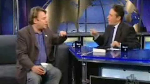 Christopher Hitchens gets Drunk on The Daily Show!