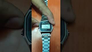 Casio Vintage Watch How To Set Timel #trending #vintage