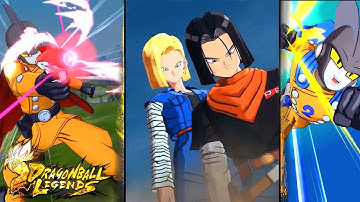 Legends Limited Android 17 & 18 (Switch) AND DBS Super HERO Gamma 1 & 2 Gameplay Showcase
