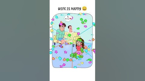 wife is happy: HideMyproof 😍 Android X iOS #shorts