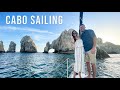 Cabo Sailing Sunset Cruise - Arch of Cabo San Lucas and Trying Local Foods - Van Life Ep - 48