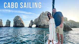 Cabo Sailing Sunset Cruise - Arch of Cabo San Lucas and Trying Local Foods - Van Life Ep - 48