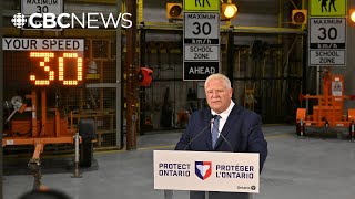 Ford government says it will ban speed cameras across Ontario