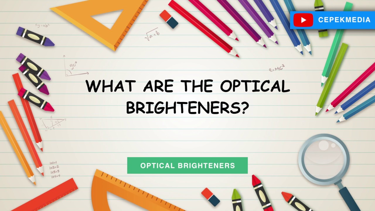 What are the Optical Brighteners? Drugs & Dyes Organic Chemistry
