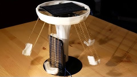 Solar powered, TEENSY LC controlled Chairoplane