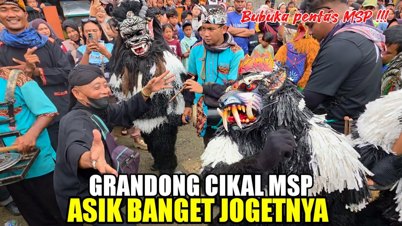 KUDA LUMPING MSP DI PAPAKSERANG MENGHADIRKAN BARONGAN❗️❗️LEMBUR KURING