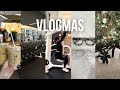 workout with me at the gym, shopping, wrapping gifts, new glasses | VLOGMAS 2023