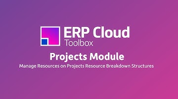 The More4apps ERP Cloud Toolbox Projects Module: Planning RBS