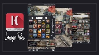 KLWP theme/preset [Image Tiles]