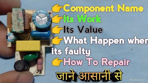 LED Bulb Circuit All Component Check and Find Fault