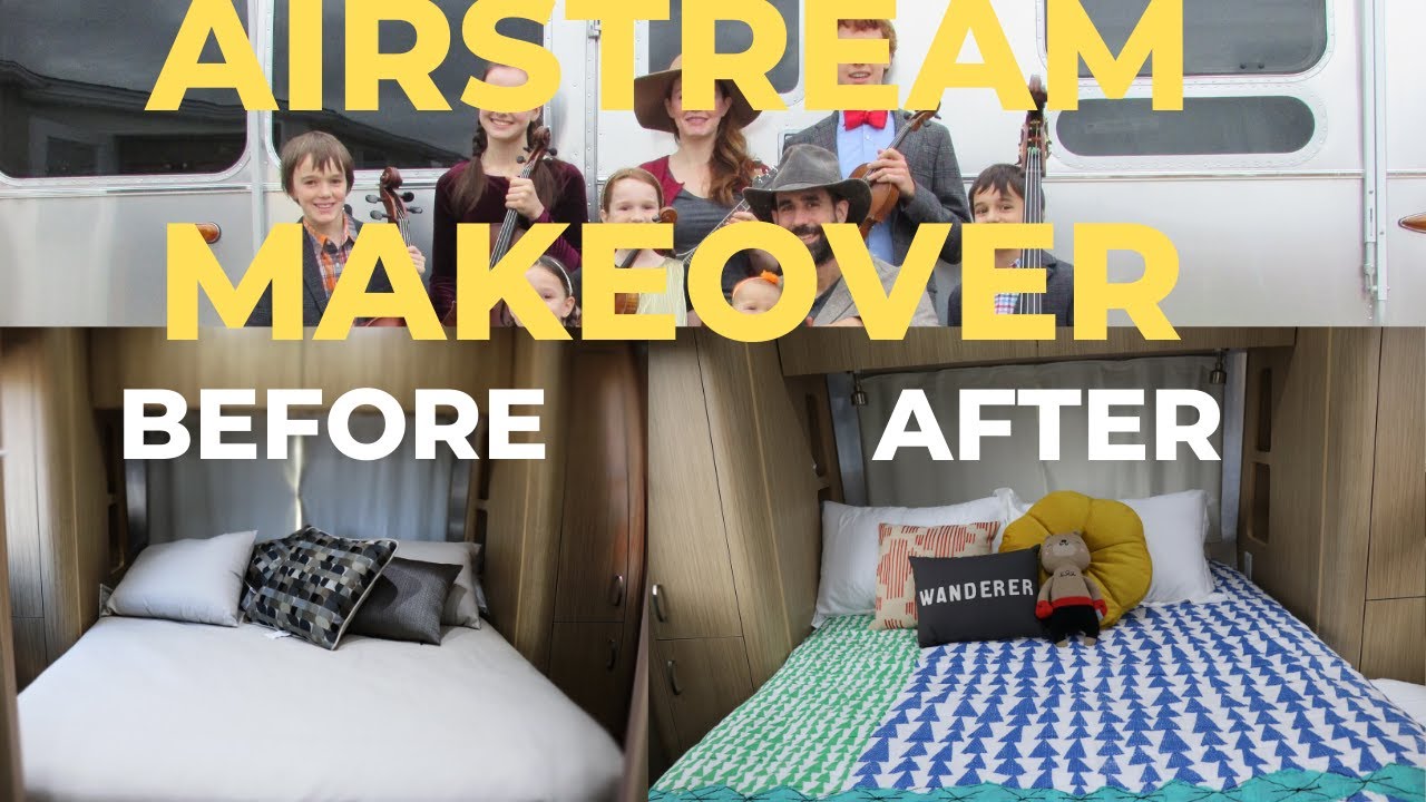 AIRSTREAM RV MAKEOVER TOUR 30 ft Flying cloud FB Bunk Large Family RV YouTube