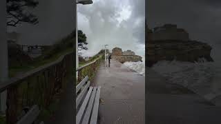 Wild ocean power 🌊⚡Nature showing its untamed side!#StormySea #CoastalViews #beautifulocean