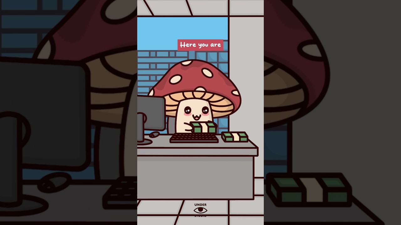 How Banks Work 💰 Mushie, Birdie & Squirrel | Animation Meme | Original Audio: @faaresq-moneytips