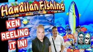 HAWAIIAN FISHING SLOT! KEN REELED IN 🐟? SO EXCITING! FOUR WINDS CASINO! WCF BOYZ screenshot 5