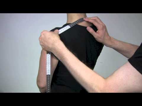 Female shoulder measurement