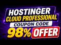 Hostinger Discount Code Cloud Professional ₹8,630 OFF 😱 | 48 Month Deal