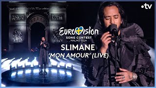 Slimane - Mon Amour | 🇫🇷 France | 1er live / Eurovision 2024 - Eurovision France Resimi