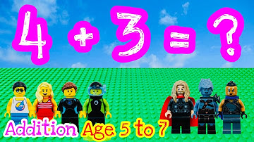 Educational Video - Addition, Kindergarten / First Grade, Math LEGO Video, Part45