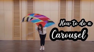 HOW TO DO A CAROUSEL | Color Guard Academy