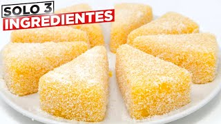 POSTRE con 3 INGREDIENTES SIN HORNO en 5 MINUTOS 😍🍊🍰 y muy FÁCIL y BARATO ¡te SORPRENDERÁ !😍🍊🍰