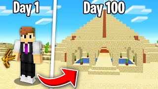 I Survived 100 Days of Desert Only in Minecraft Hardcore