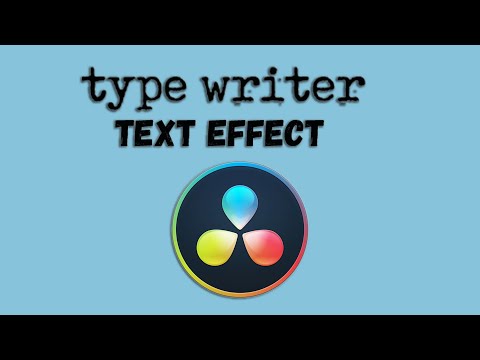 the  easiest way to do typewriter effect in Davinci resolve  |  Hindi