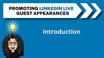 LinkedIn Live Guest Appearance: Introduction