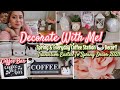 DECORATE WITH ME! TRANSITION TO SPRING 2021 & EVERYDAY COFFEE STATION DECOR ☕