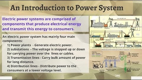 Basic Structure of Power System - Lecture 1