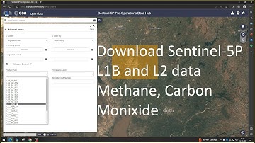 Sentinel-5P L1B and L2 data download