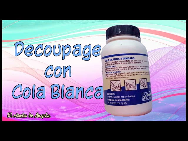 🎨 🖌 COLA BLANCA - Compre ADHESIVOS de MANUALIDADES