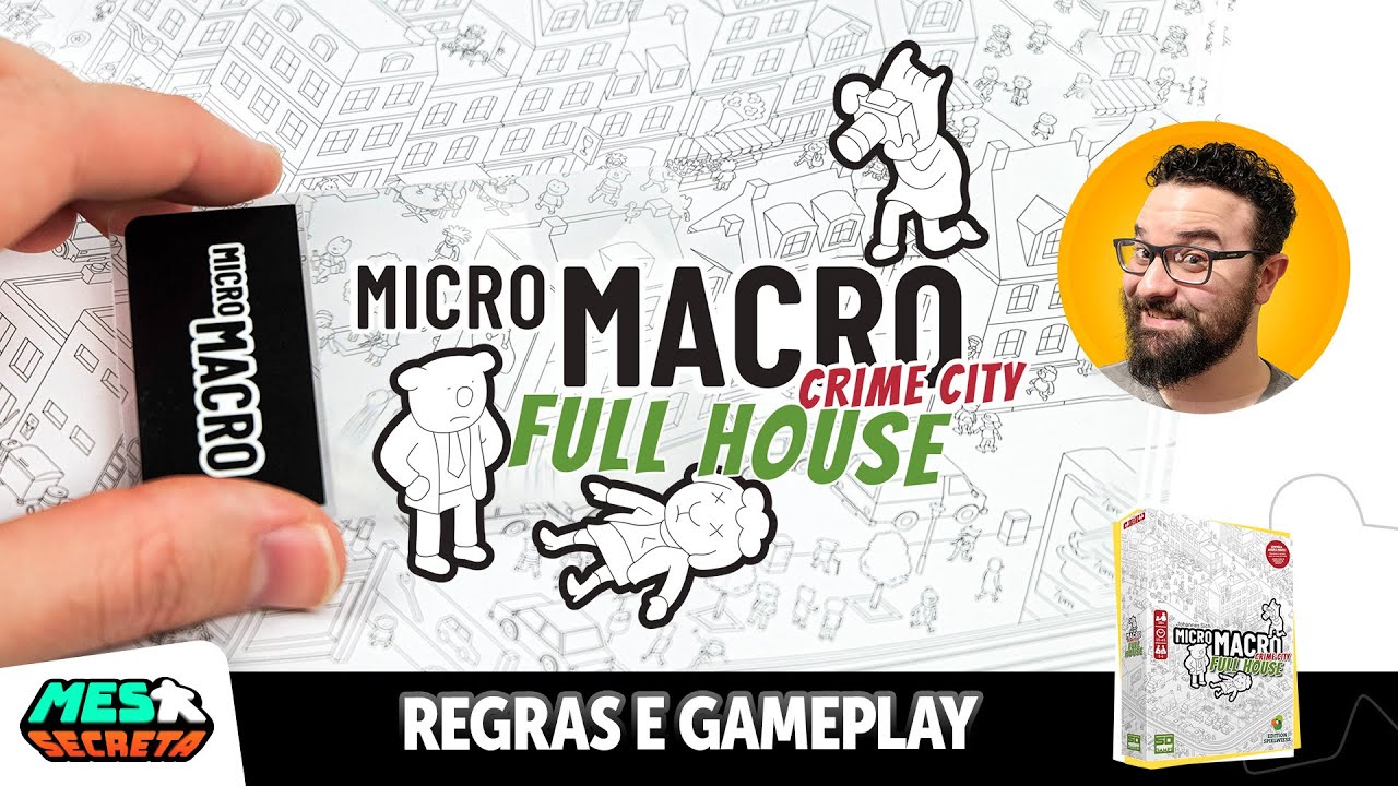 MicroMacro: A Cidade do Crime - Full House Jogos de Tabuleiro