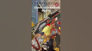 Clutch 1v3 in Ranked 😤 #apexlegendsclips #battleroyale #twitch #apexlegends #apex #tiktok #shorts
