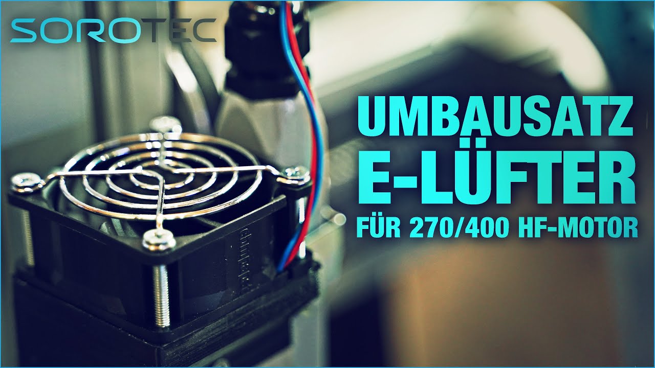 Sorotec Online-Shop - Umbausatz auf E-Lüfter für TM SB 270/400