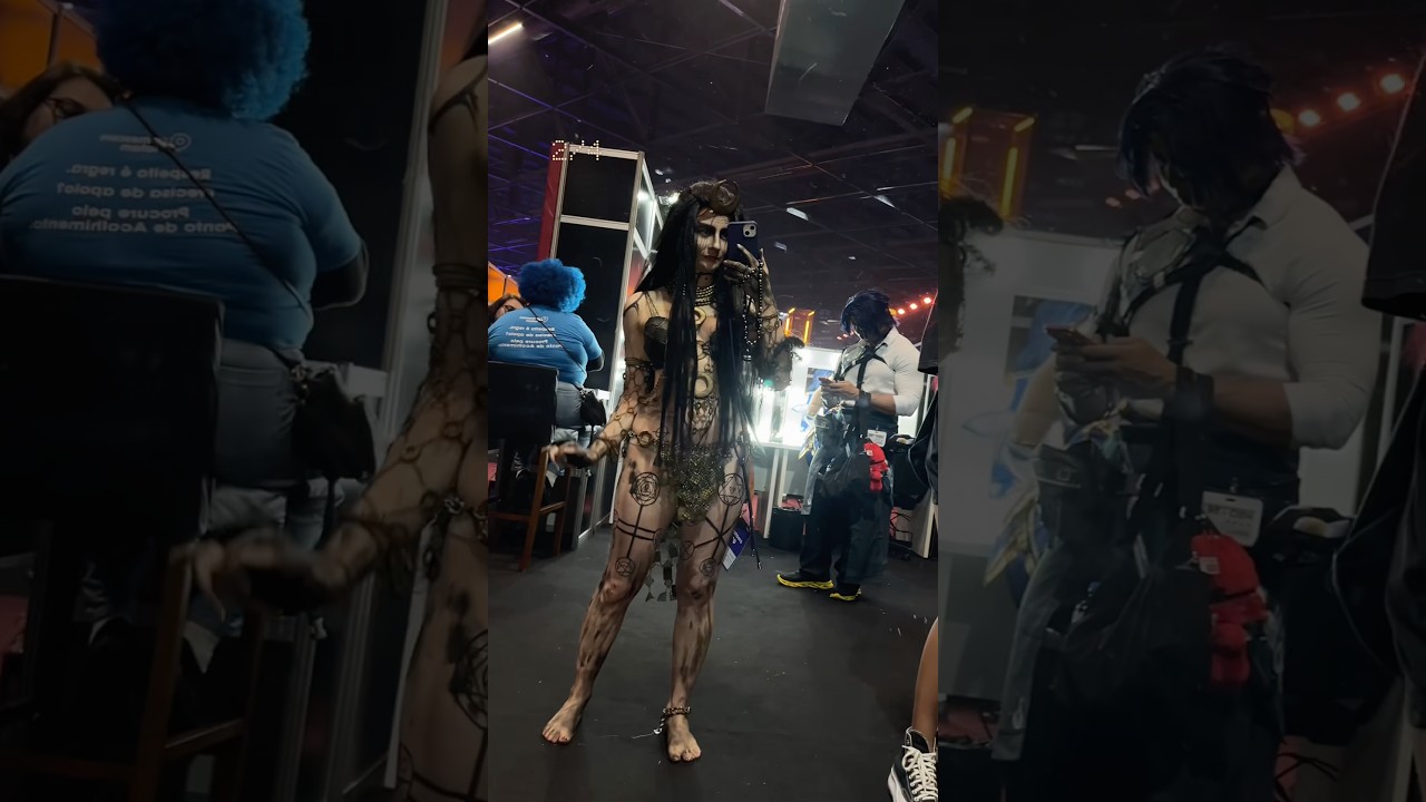Mudei até o DNA na Gamescom Latam 😌 #gamescomlatam #cosplaygirl